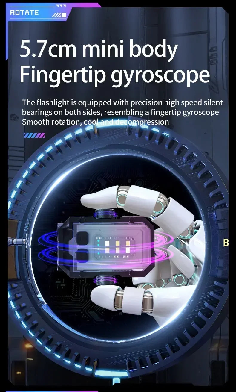 Mini LED Portable Magnetic Flashlight