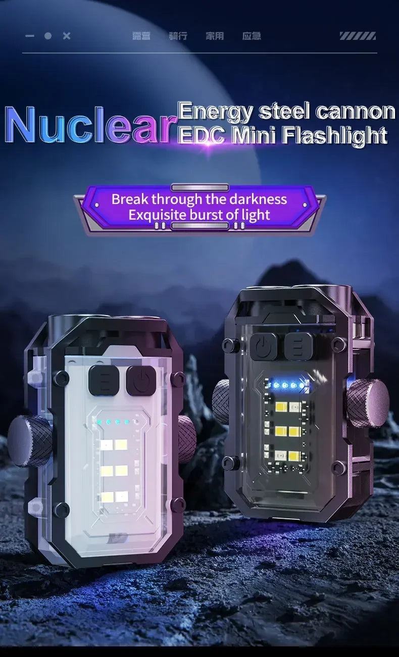 Mini LED Portable Magnetic Flashlight