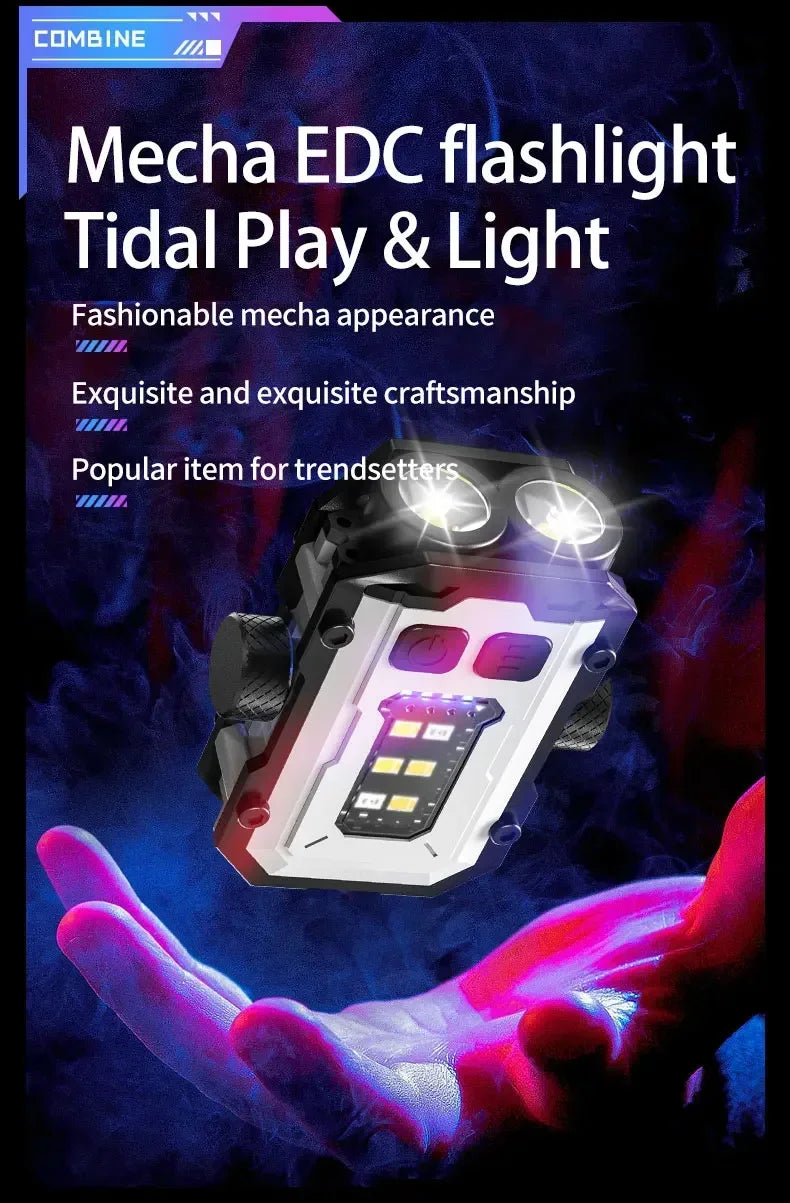 Mini LED Portable Magnetic Flashlight