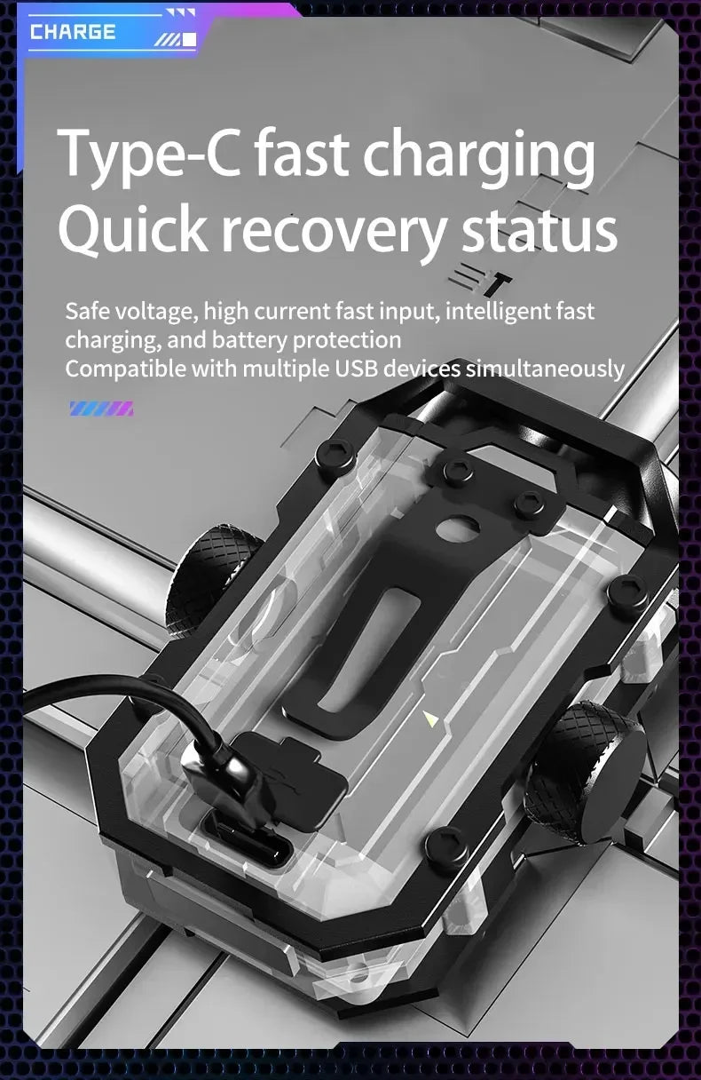 Mini LED Portable Magnetic Flashlight